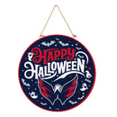 Washington Capitals Halloween Round Door Décor with Hanging Rope, 18x18
