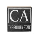 State Wooden Plock California 6x6"