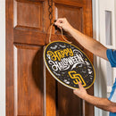 San Diego Padres Halloween Round Door Décor with Hanging Rope, 18x18