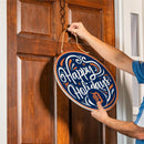 Detroit Tigers Holiday Round Door Décor with Hanging Rope, 18x18
