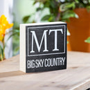 State Wooden Plock Montana 6x6"