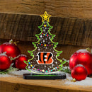 Cincinnati Bengals NFL Football Holiday Tree Desklite LED Decor