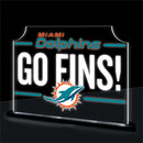 Miami Dolphins NFL Football Rectangle Desklite LED Decor