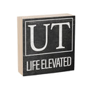 State Wooden Plock Utah 6x6"