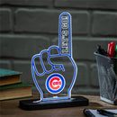 Chicago Cubs Baseball Foam Finger Desklite LED Decor