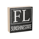 State Wooden Plock Florida 6x6"