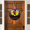 Philadelphia Phillies Bigfoot Round Door Décor with Hanging Rope, 18x18