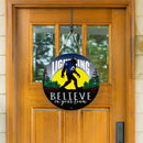 Tampa Bay Lightning Bigfoot Round Door Décor with Hanging Rope, 18x18