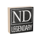 State Wooden Plock North Dakota 6x6"