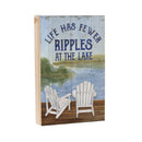 Lake Living Plock Ripples at the Lake 8x12"