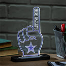 Dallas Cowboys NFL Football Foam Finger Desklite LED Decor