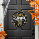 Vegas Golden Knights Halloween Round Door Décor with Hanging Rope, 18x18