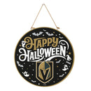 Vegas Golden Knights Halloween Round Door Décor with Hanging Rope, 18x18