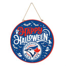 Toronto Blue Jays Halloween Round Door Décor with Hanging Rope, 18x18