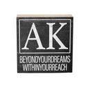 State Wooden Plock Alaska 6x6"