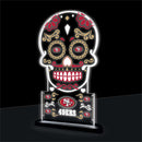 San Francisco 49ers NFL Football Sugar Skull Desklite LED Decor