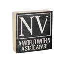 State Wooden Plock Nevada 6x6"