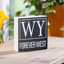 State Wooden Plock Wyoming 6x6"