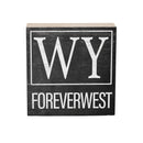 State Wooden Plock Wyoming 6x6"