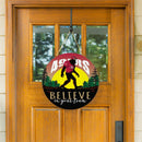 San Francisco 49ers Bigfoot Round Door Décor with Hanging Rope, 18x18