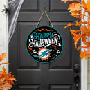 Miami Dolphins Halloween Round Door Décor with Hanging Rope, 18x18