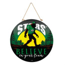 Dallas Stars Bigfoot Round Door Décor with Hanging Rope, 18x18