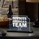 Dallas Cowboys NFL Football Rectangle Desklite LED Decor