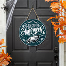 Philadelphia Eagles Halloween Round Door Décor with Hanging Rope, 18x18