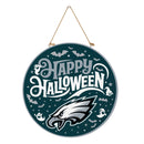 Philadelphia Eagles Halloween Round Door Décor with Hanging Rope, 18x18