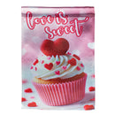 Cupcake Of Love Lustre Garden Flag