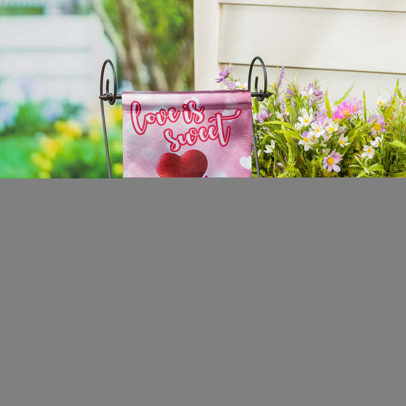 Cupcake Of Love Lustre Garden Flag