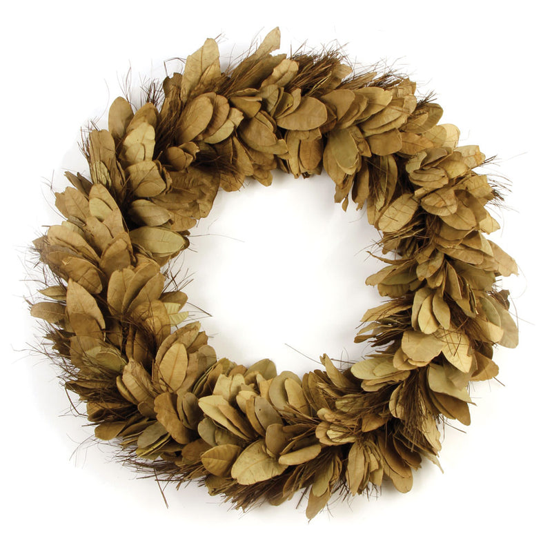 NAPA Home & Garden, PEAR TREE LEAVES & THATCH WREATH 24",MQ105