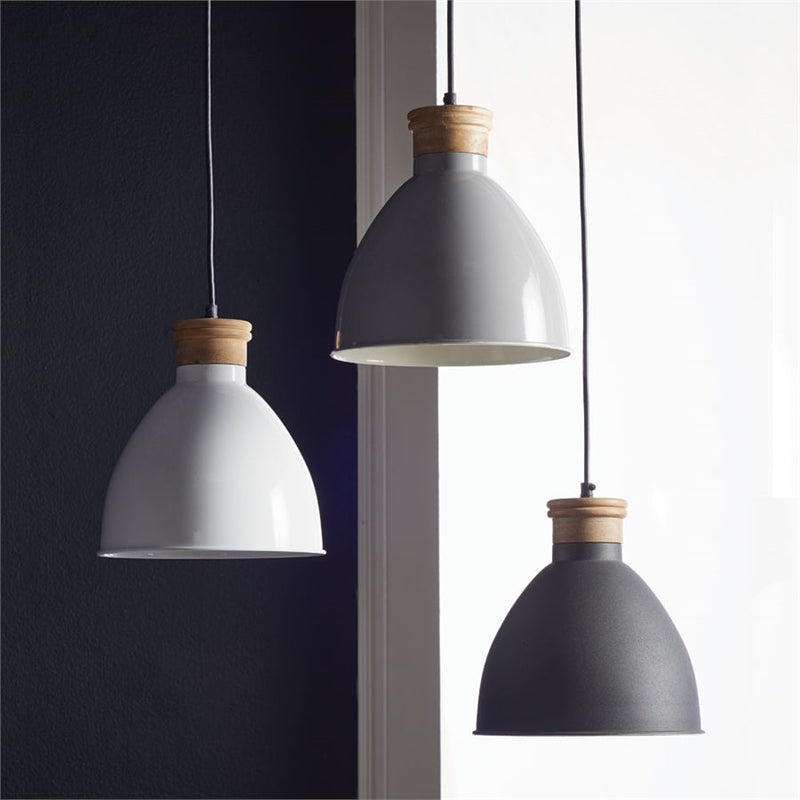 Napa Home Garden, BRODY PENDANT MATTE CHARCOAL,ms202bk