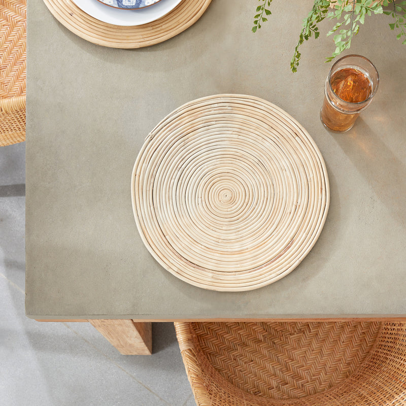 NAPA Home & Garden, CANE RATTAN ROUND PLACEMAT,N2DB03