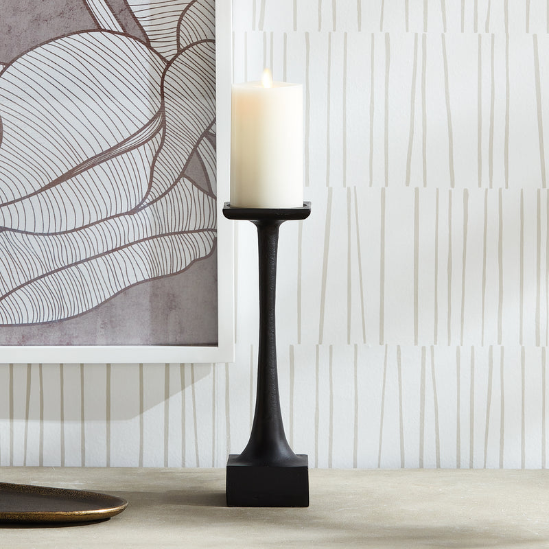 NAPA Home & Garden, MILTON CANDLE STAND SHORT,N2DK16BK