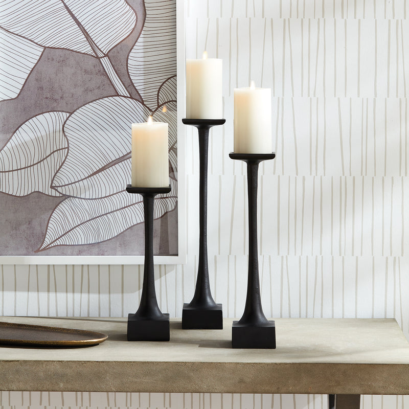 NAPA Home & Garden, MILTON CANDLE STAND TALL,N2DK18BK