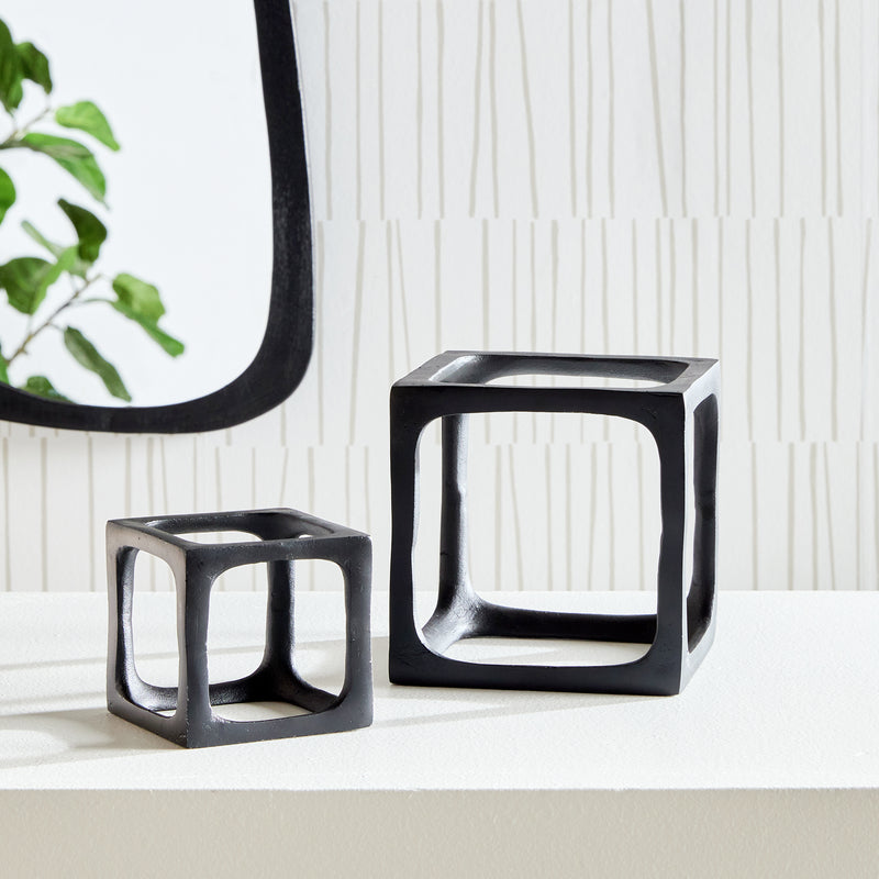 NAPA Home & Garden, CUBIST SCULPTURES, SET OF 2,N2DK19BK
