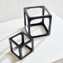 NAPA Home & Garden, CUBIST SCULPTURES, SET OF 2,N2DK19BK