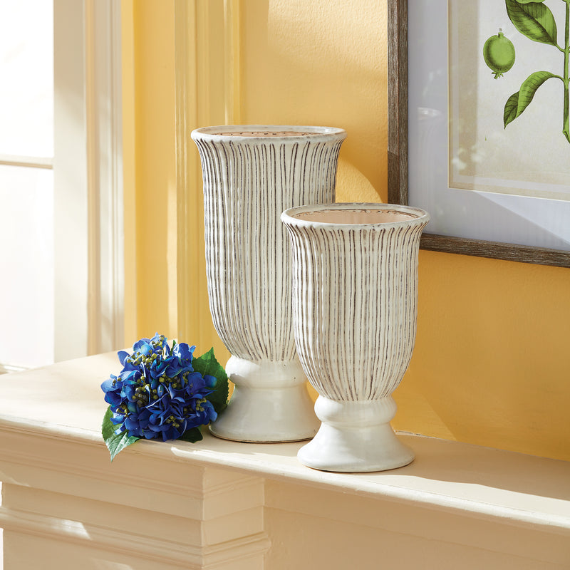 NAPA Home & Garden, ELOWEN PEDESTAL URN MEDIUM,N2GY02