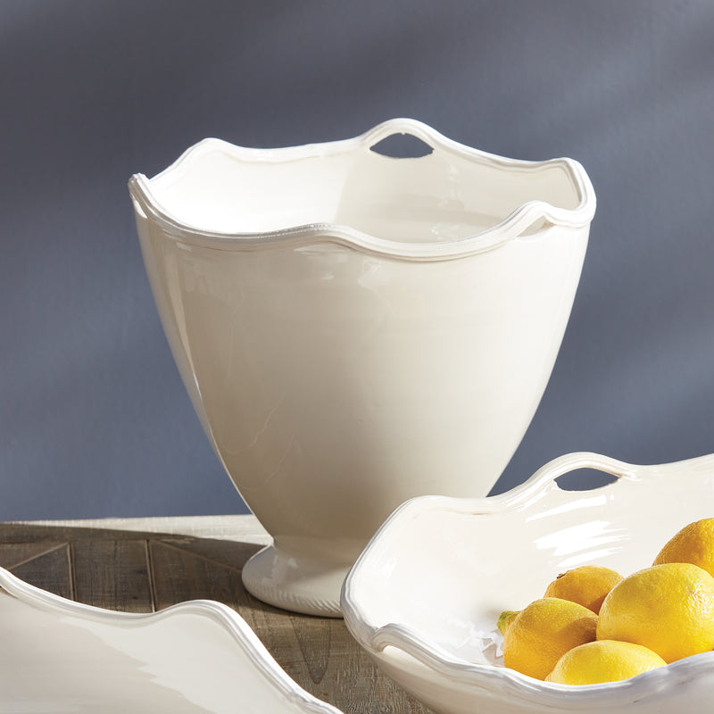 NAPA Home & Garden, SERAFINA FOOTED URN,N2MG04WH