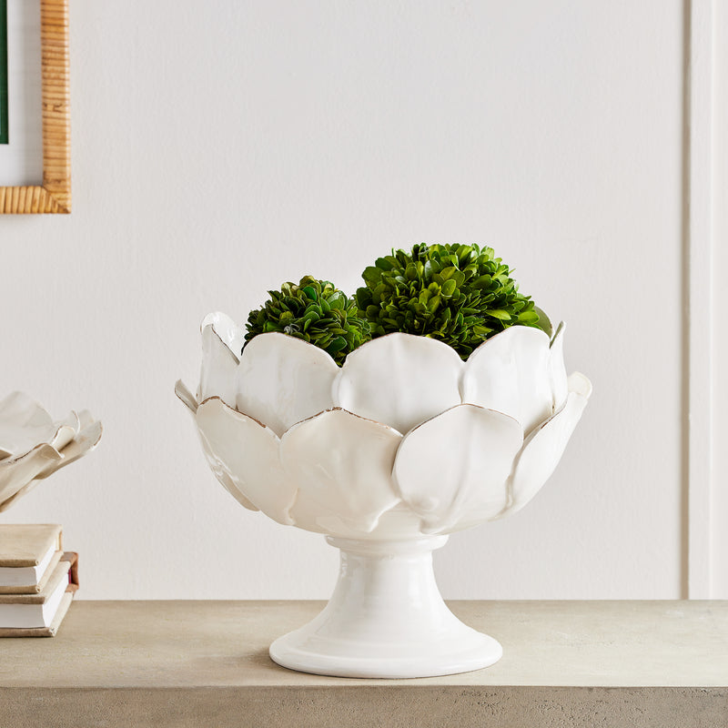 NAPA Home & Garden, DI ROSA FOOTED DECORATIVE BOWL,N2MG24WH