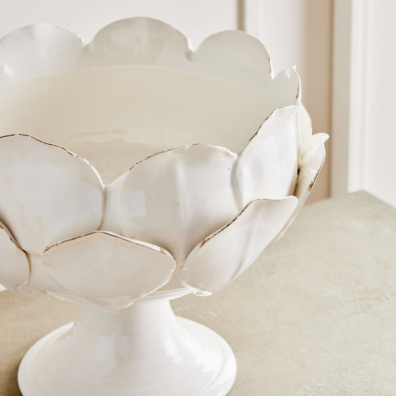 NAPA Home & Garden, DI ROSA FOOTED DECORATIVE BOWL,N2MG24WH
