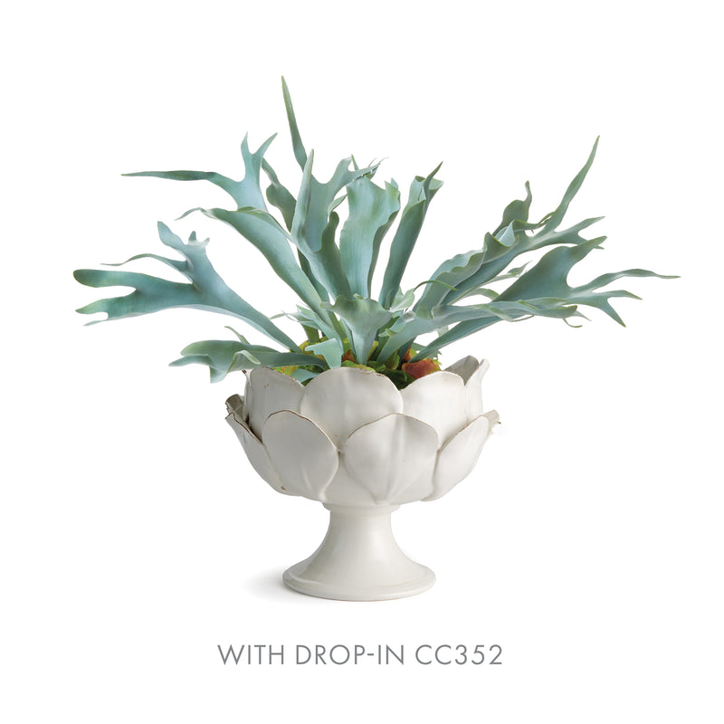 NAPA Home & Garden, DI ROSA FOOTED DECORATIVE BOWL,N2MG24WH