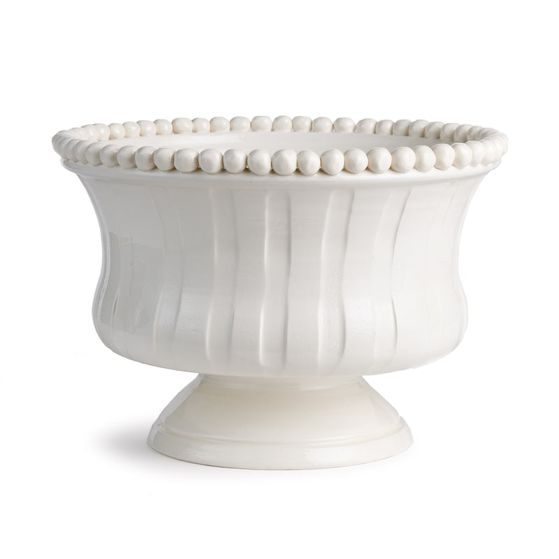 NAPA Home & Garden, COLETTA DECORATIVE FOOTED BOWL,N2MP20WH