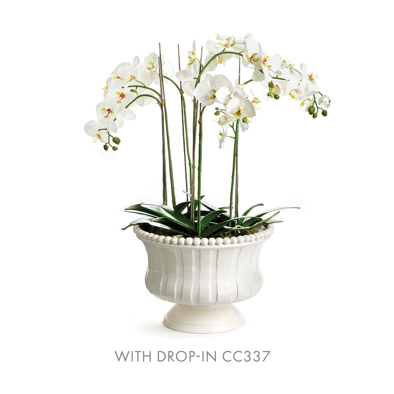 NAPA Home & Garden, COLETTA DECORATIVE FOOTED BOWL,N2MP20WH