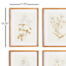 NAPA Home & Garden, FLEUR DE BLANC PRINTS, SET OF 4,N2NH11