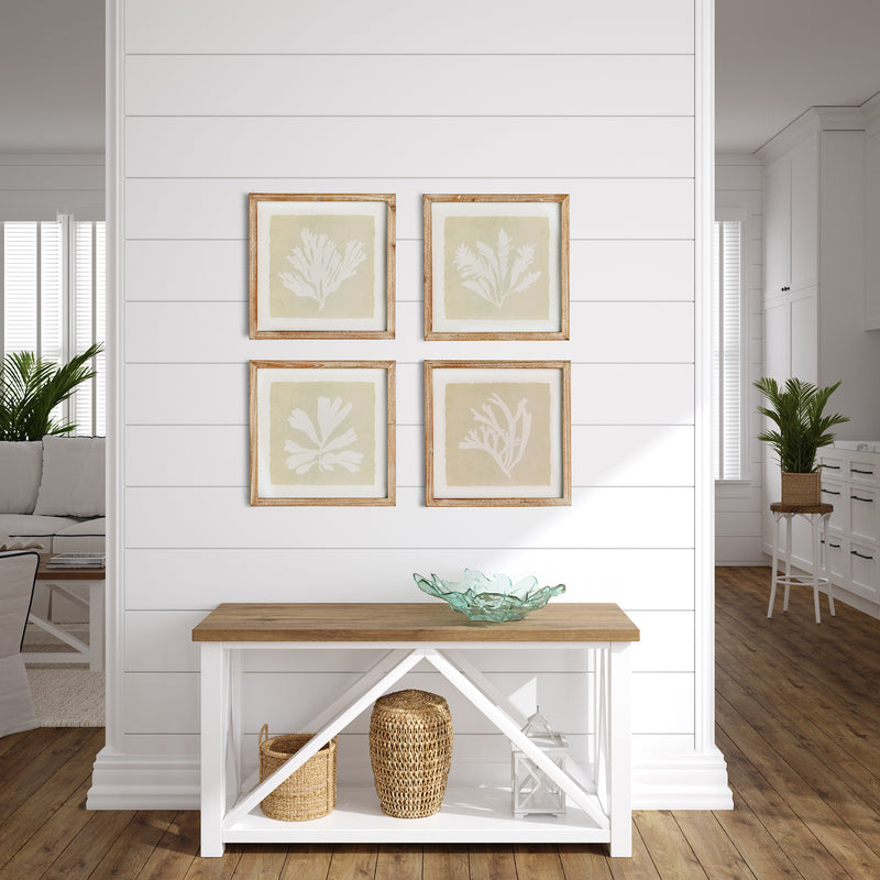 NAPA Home & Garden, SEAWEED PETITE PRINTS, SET OF 4,N2NH12