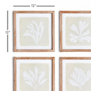 NAPA Home & Garden, SEAWEED PETITE PRINTS, SET OF 4,N2NH12