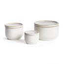 NAPA Home & Garden, JOANNE DECORATIVE LIDDED JARS, SET OF 3,N3CH12