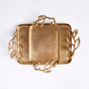 NAPA Home & Garden, POMEGRANATE BRANCH DECORATIVE TRAYS, SET OF 2,N3DK29